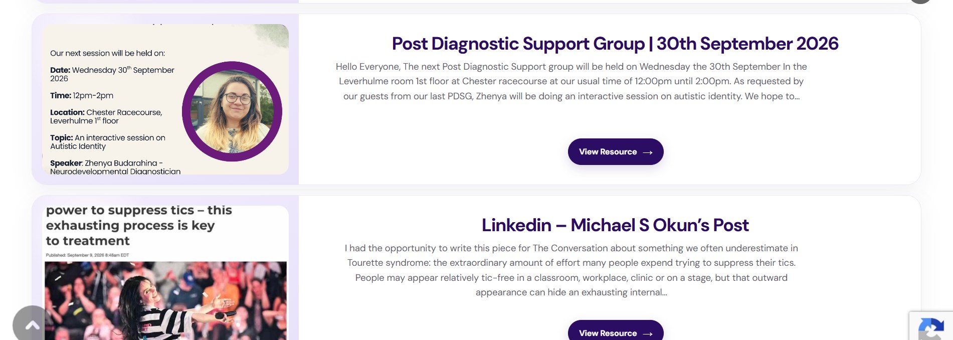 Axia website Resources page